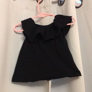 Off the shoulder ruffle top